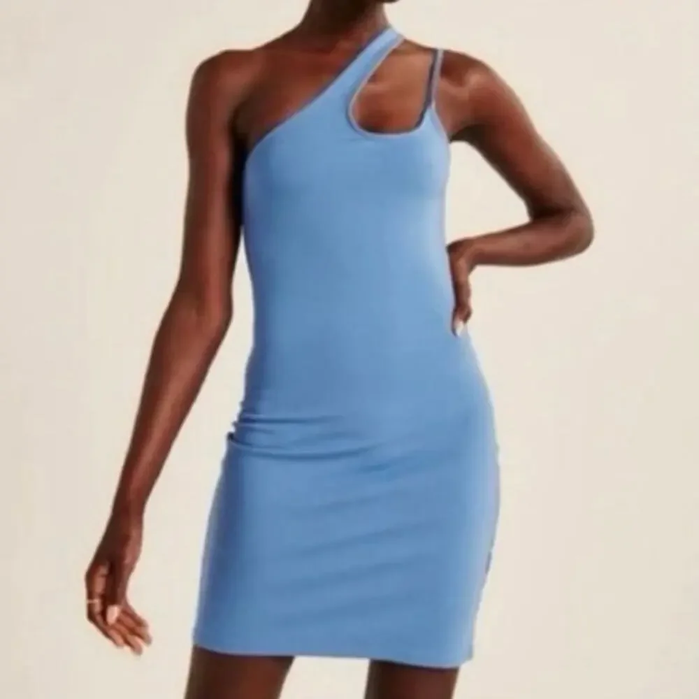 one shoulder mini dress abercrombie One-Shoulder Knit Mini Dress